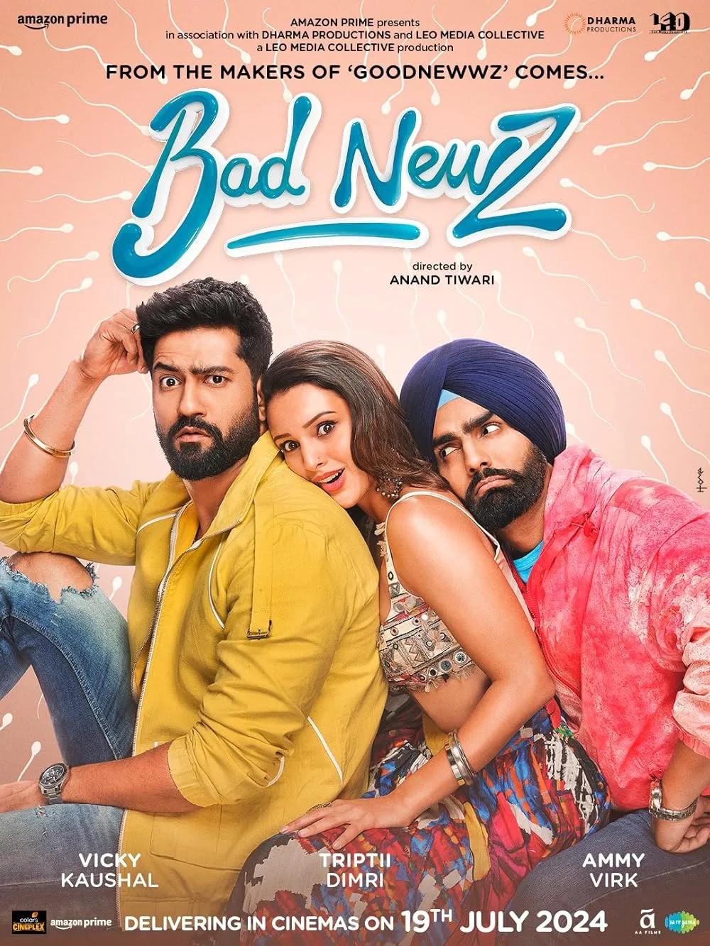 Watch Bad Newz Movie (2024)