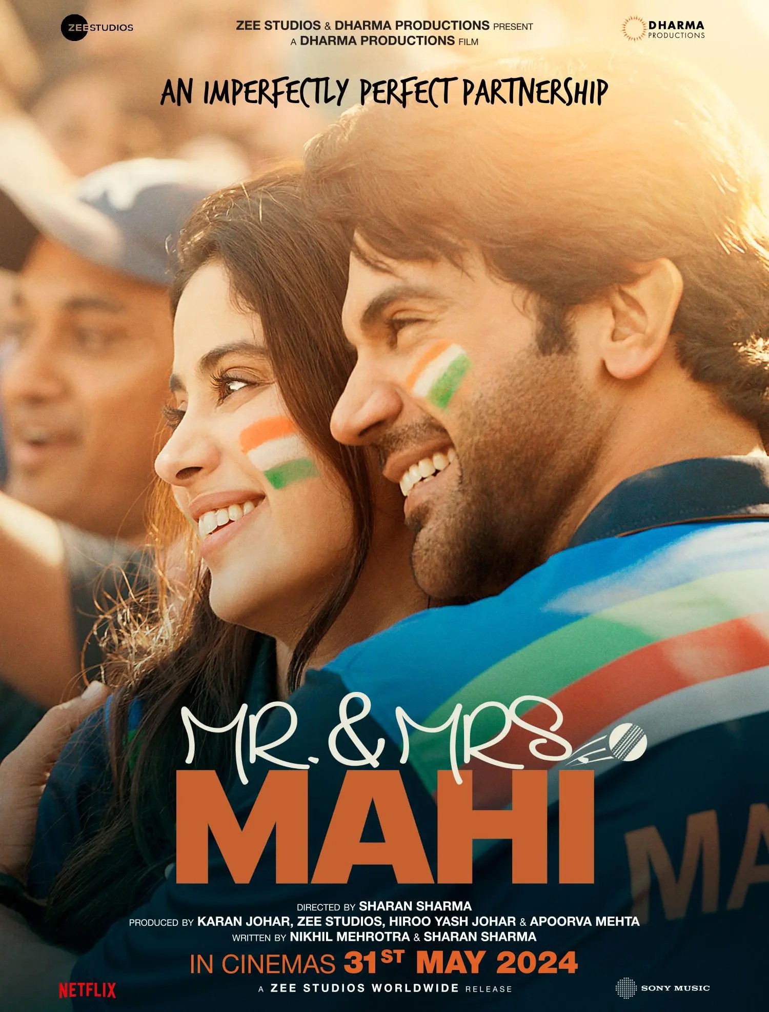 Watch Mr And Mrs Mahi Movie (2024)